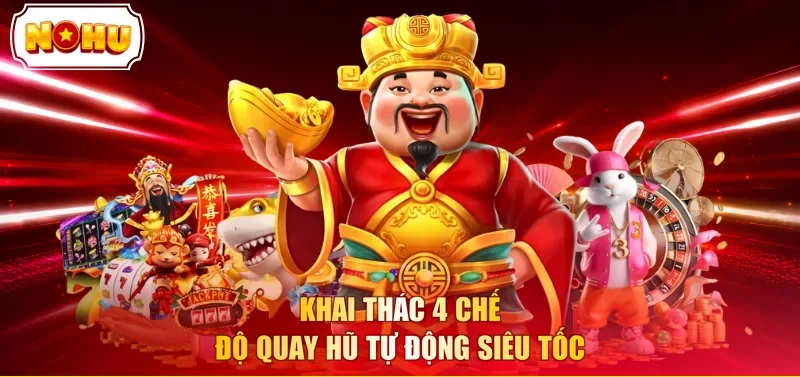 Khai thác 4 chế độ quay hũ tự động siêu tốc
